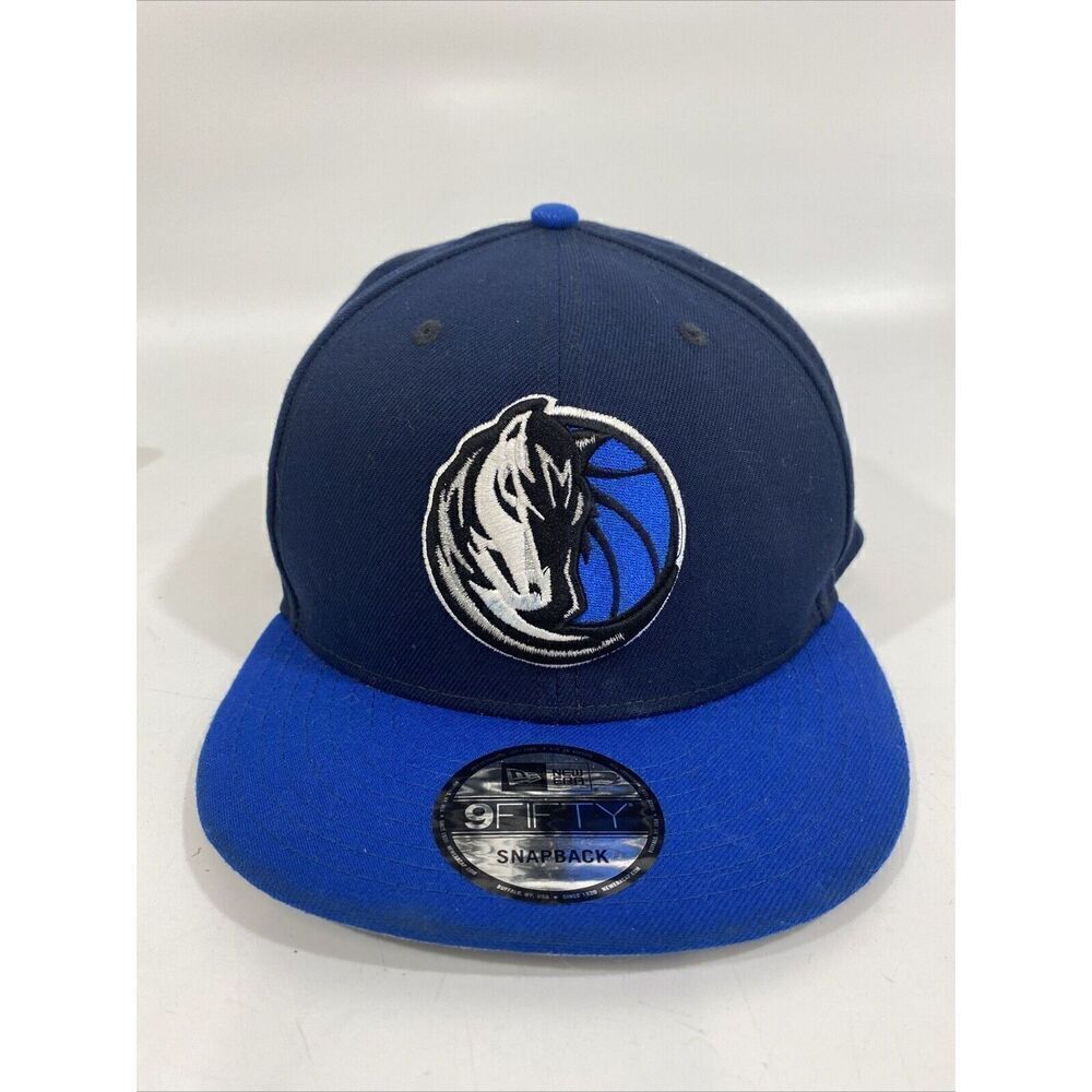 9Fifty New Era Dallas Mavericks Two Tone SnapBack Cap Hat Blue‎ Navy